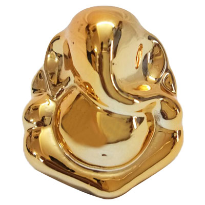 "Golden Ganesh Idol-code-135 - Click here to View more details about this Product